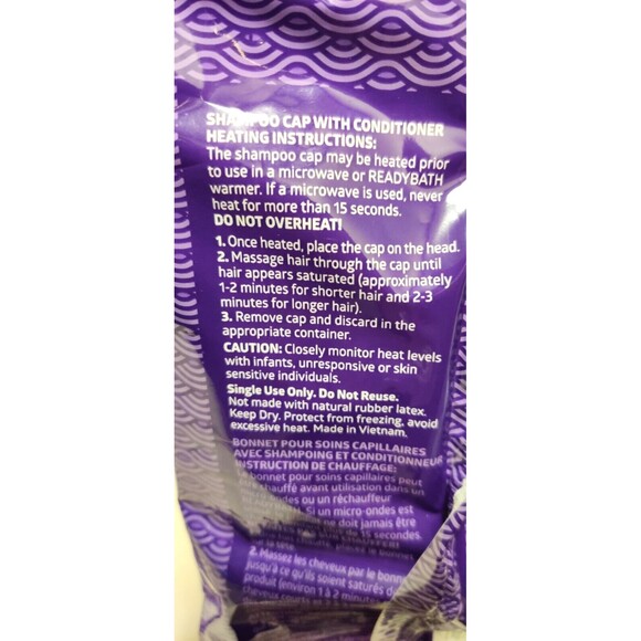 LOT OF 2 Medline ReadyBath Conditioning Shampoo Scented Cap pH balanced Formula - Picture 4 of 4